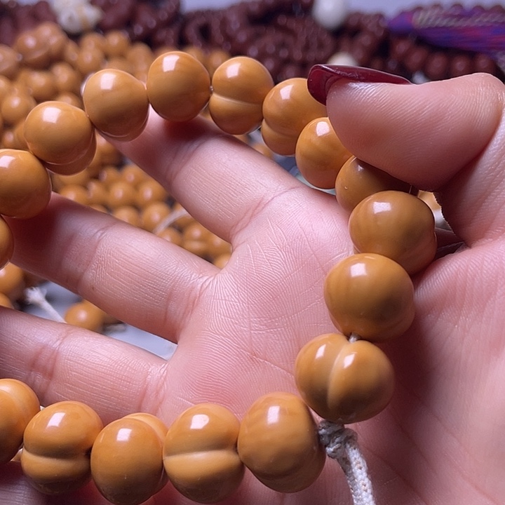 手串猴头核桃16尺寸镜面柯基屁桃手持全品无暇