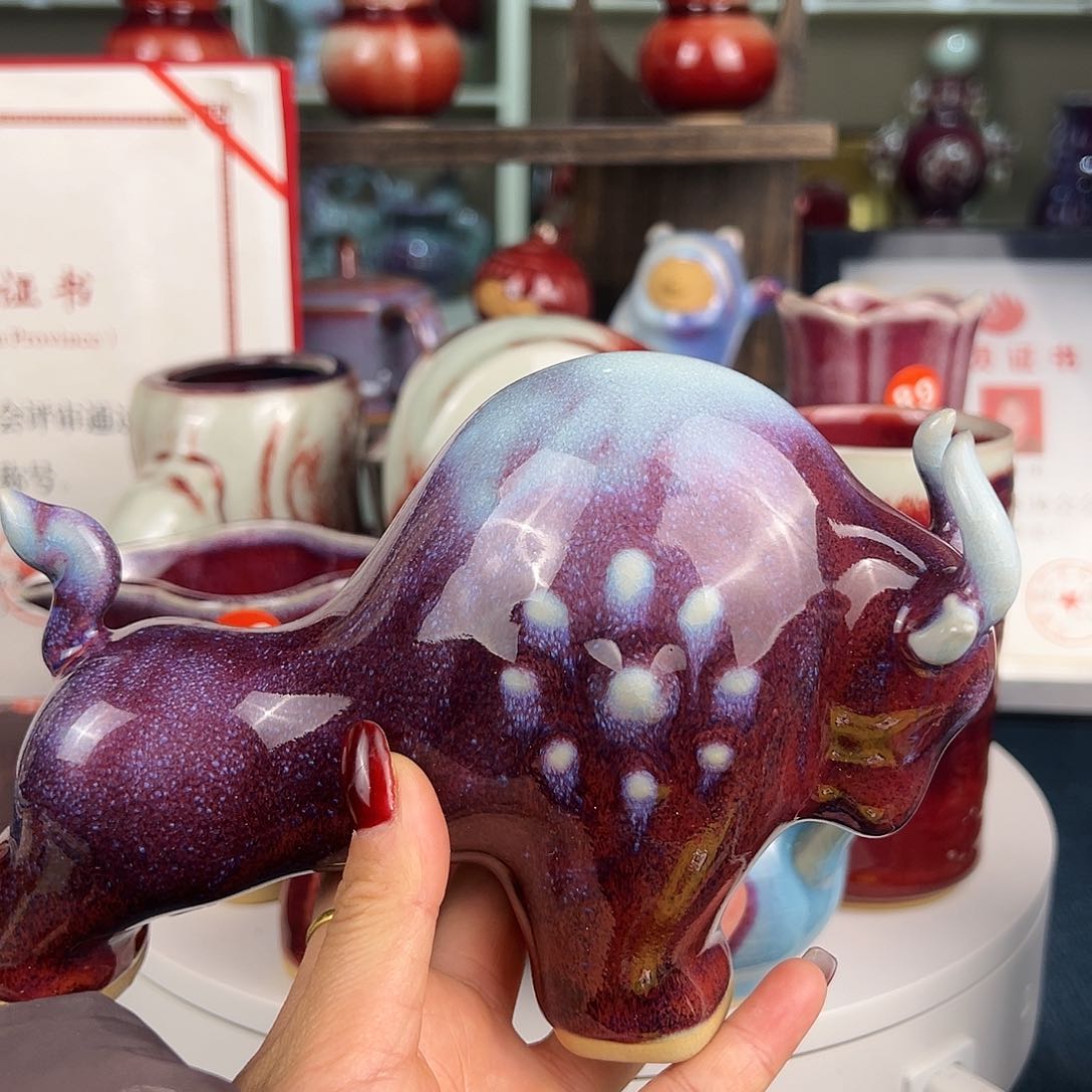 摆件郑家钧窑摆件