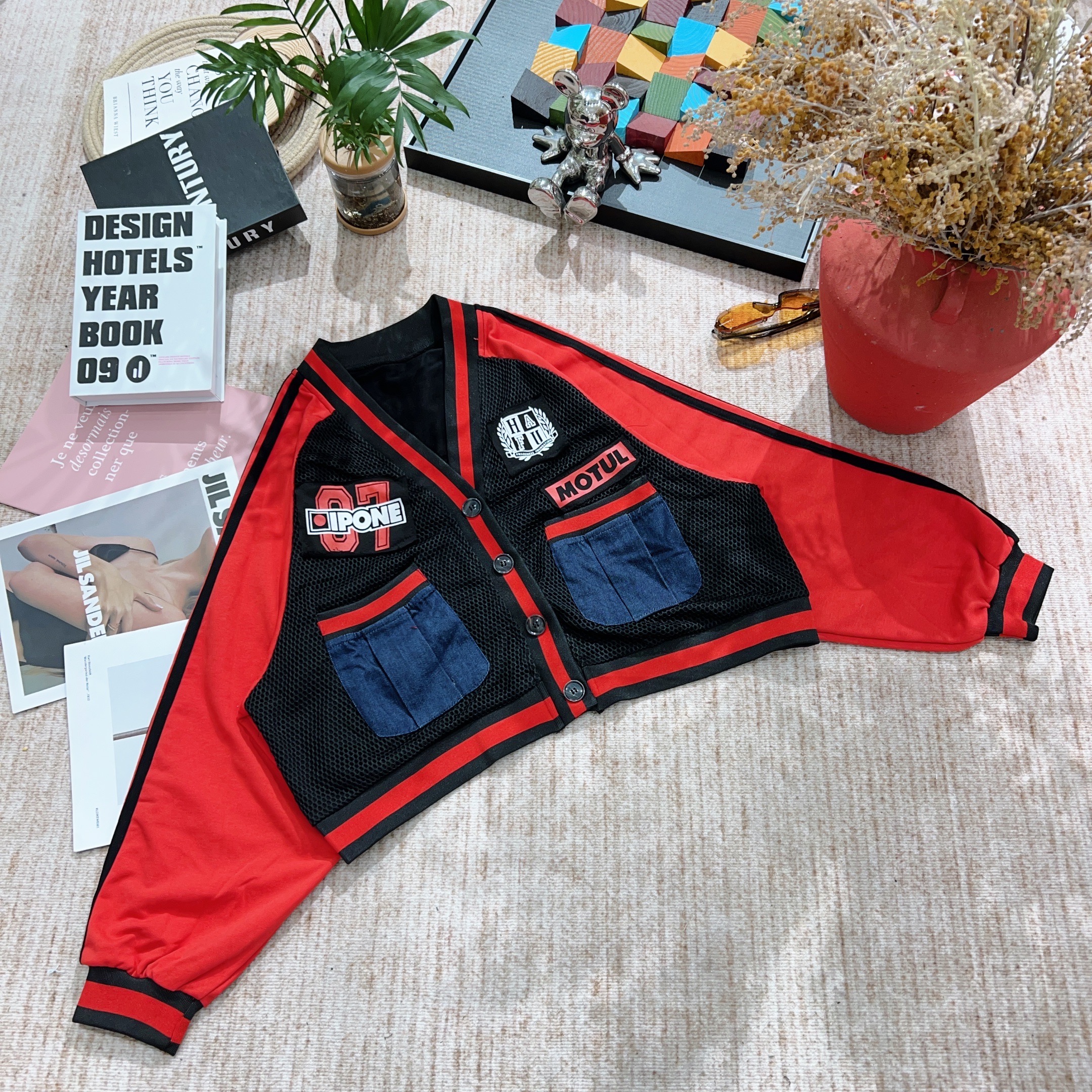  2025秋冬新款时尚休闲卡通刺绣厚外套1109