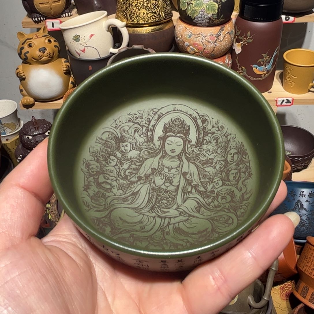 紫砂茶杯宜兴紫砂主人杯