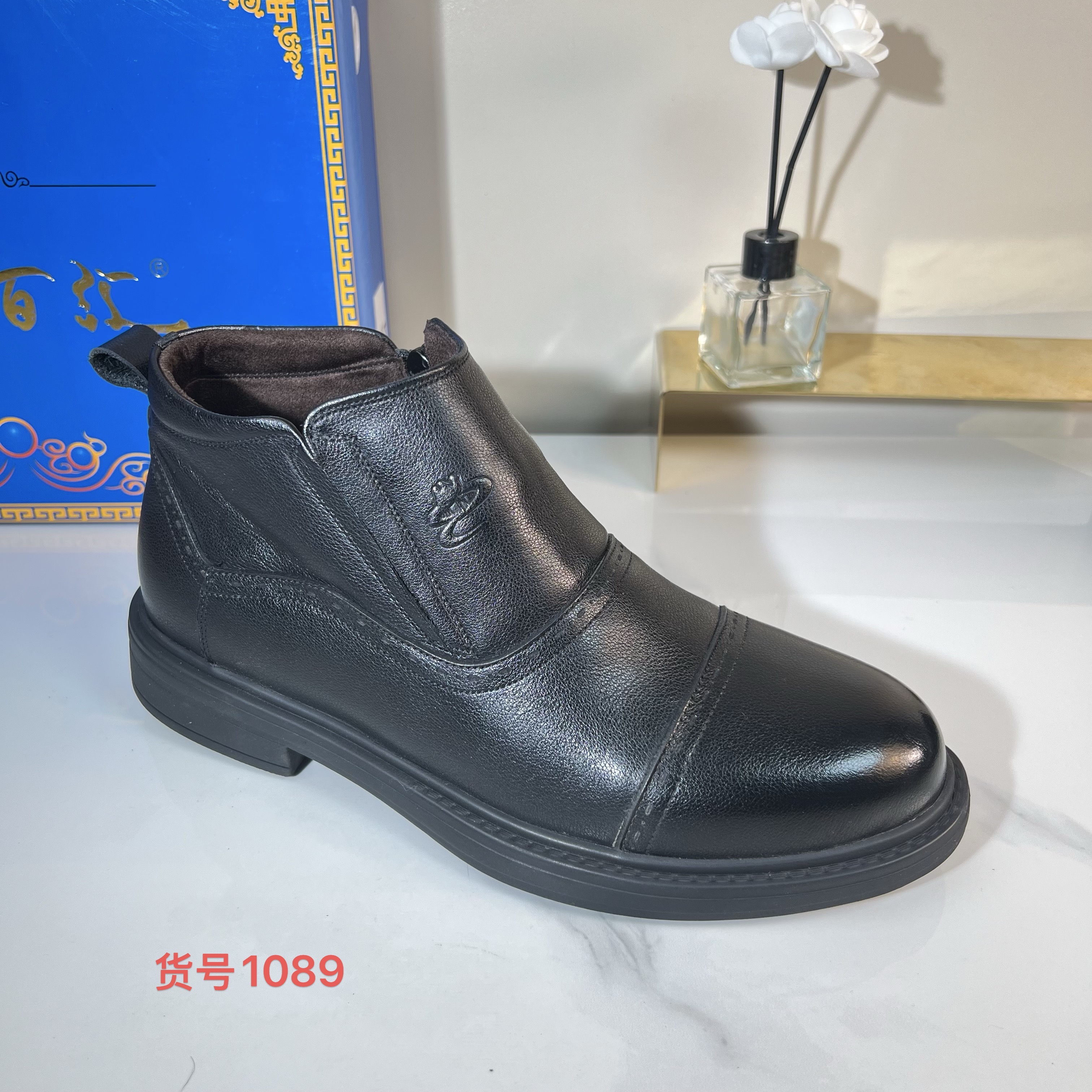 1089男士真皮皮鞋英伦风原创皮靴韩版潮款户外保暖新疆西藏包邮
