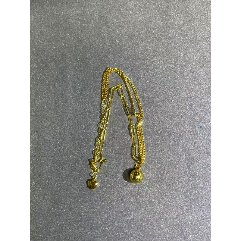 a1791黄色长方古巴手链多样性发货