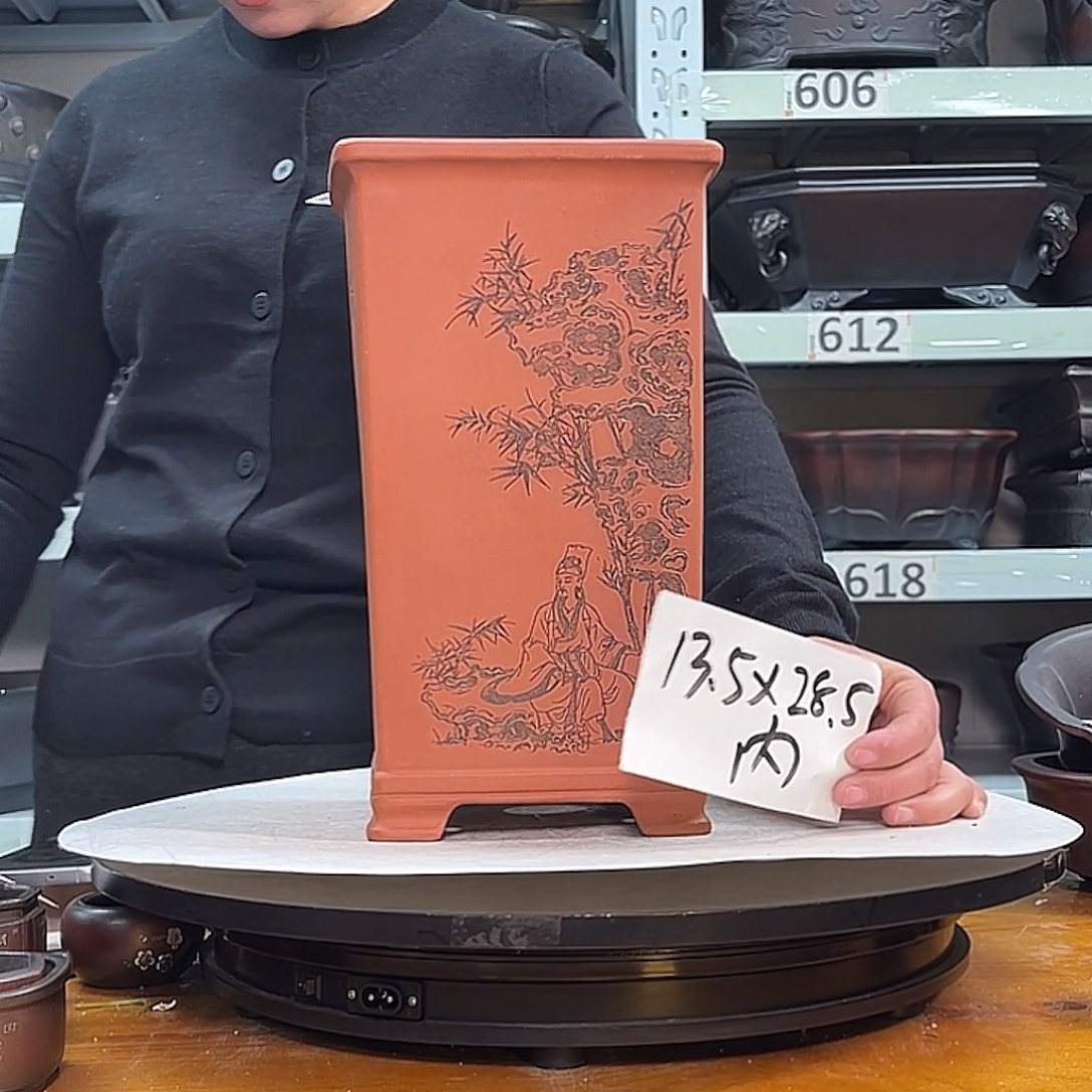 紫砂花盆宜兴紫砂64号