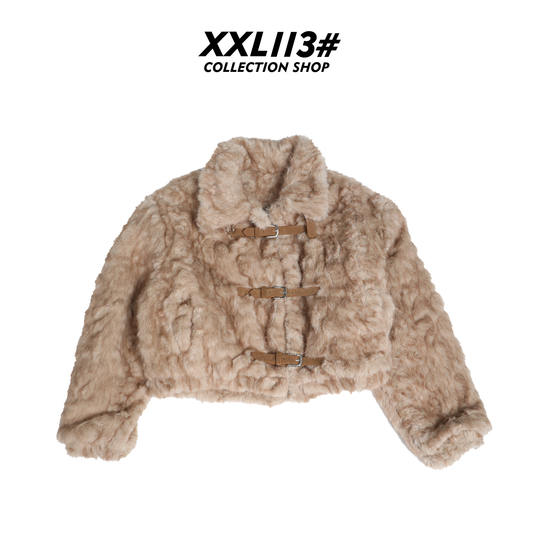 113* CENTRALIZED SHOP百搭毛绒复古外套X5F21J7361