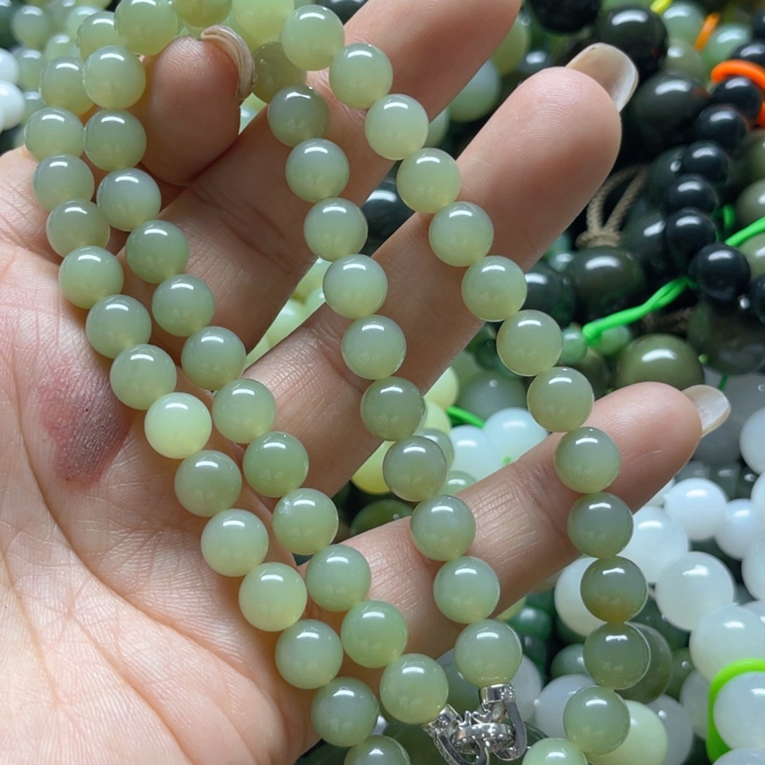 和田玉手链未镶嵌