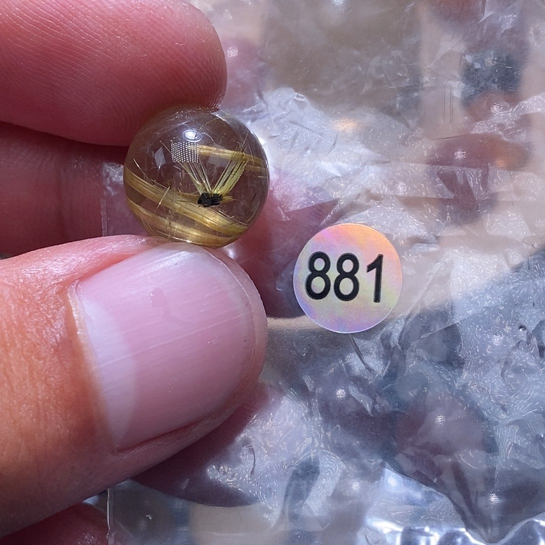 糯***咪发晶未镶嵌手链天然水晶