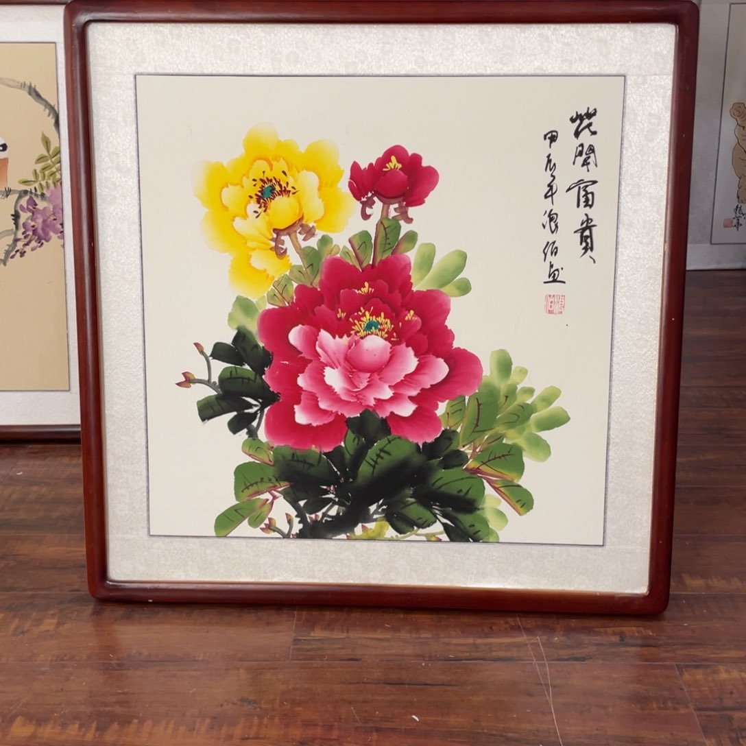 国画带框尺寸63*63厘米