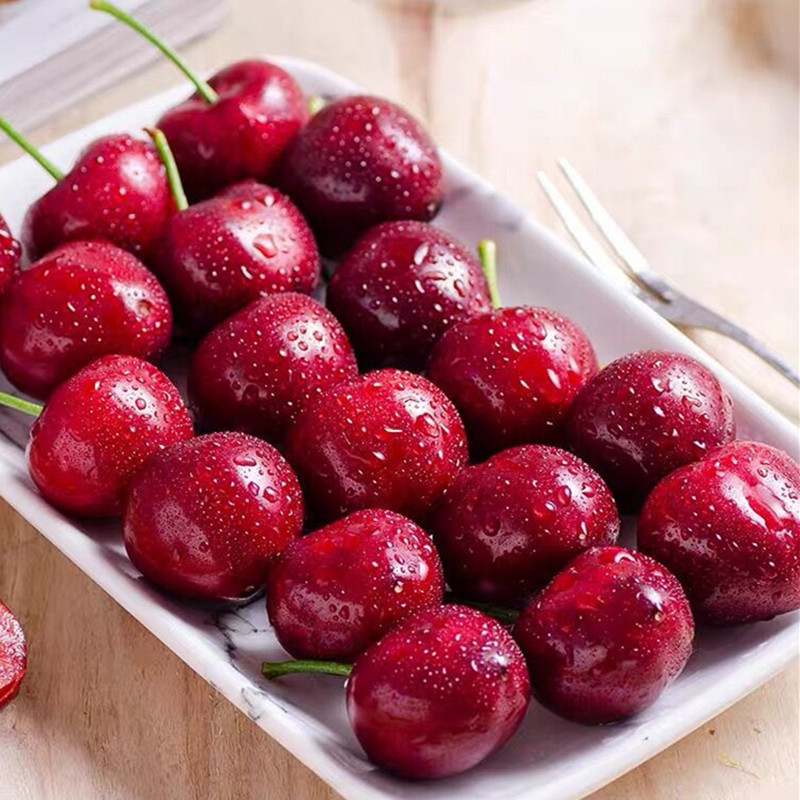 【顺丰次日达】现摘山东烟台大樱桃拉宾斯酸甜新鲜水果国产车厘子应季5斤孕妇J拉宾斯樱桃