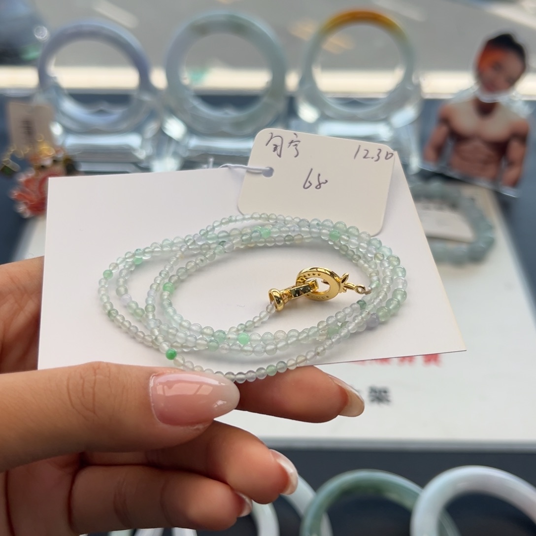 未镶嵌手链翡翠翡翠