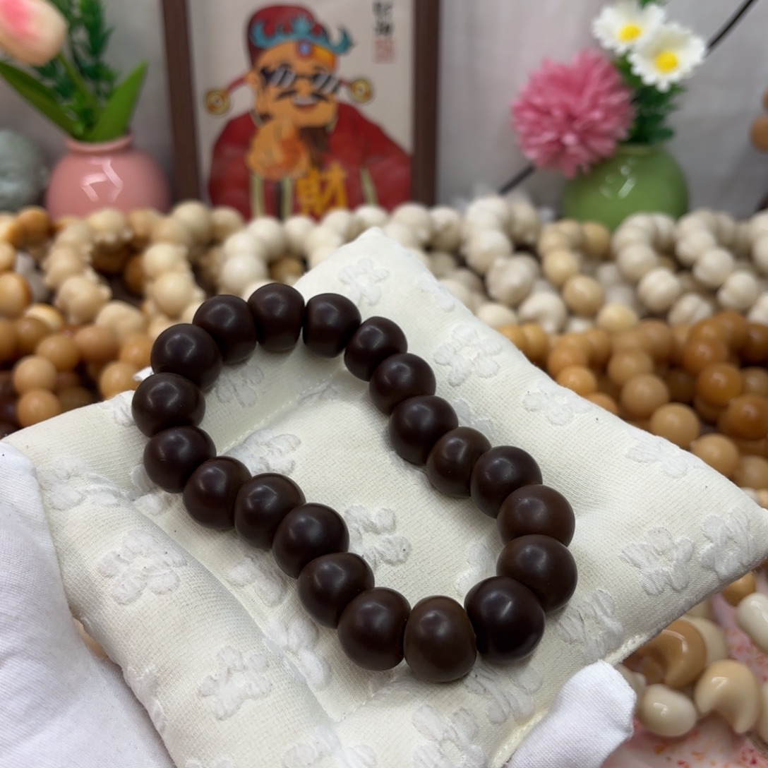 菩提根/象牙果吊坠18干磨落地果糖油巧克力胖墩肠默认瑕单圈