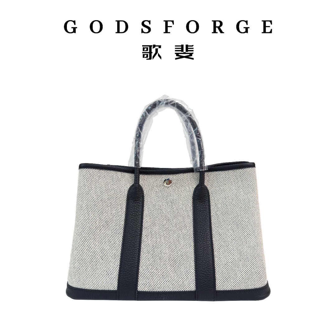 GODSFORGE-花园23/30 全蜡线手缝原厂牛皮拼帆布2025高端定制包