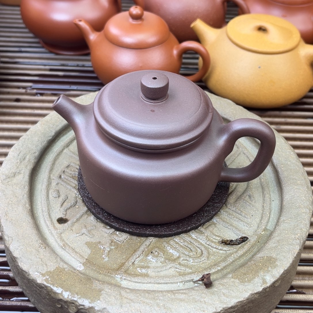 紫砂茶壶紫罗兰 德钟140c