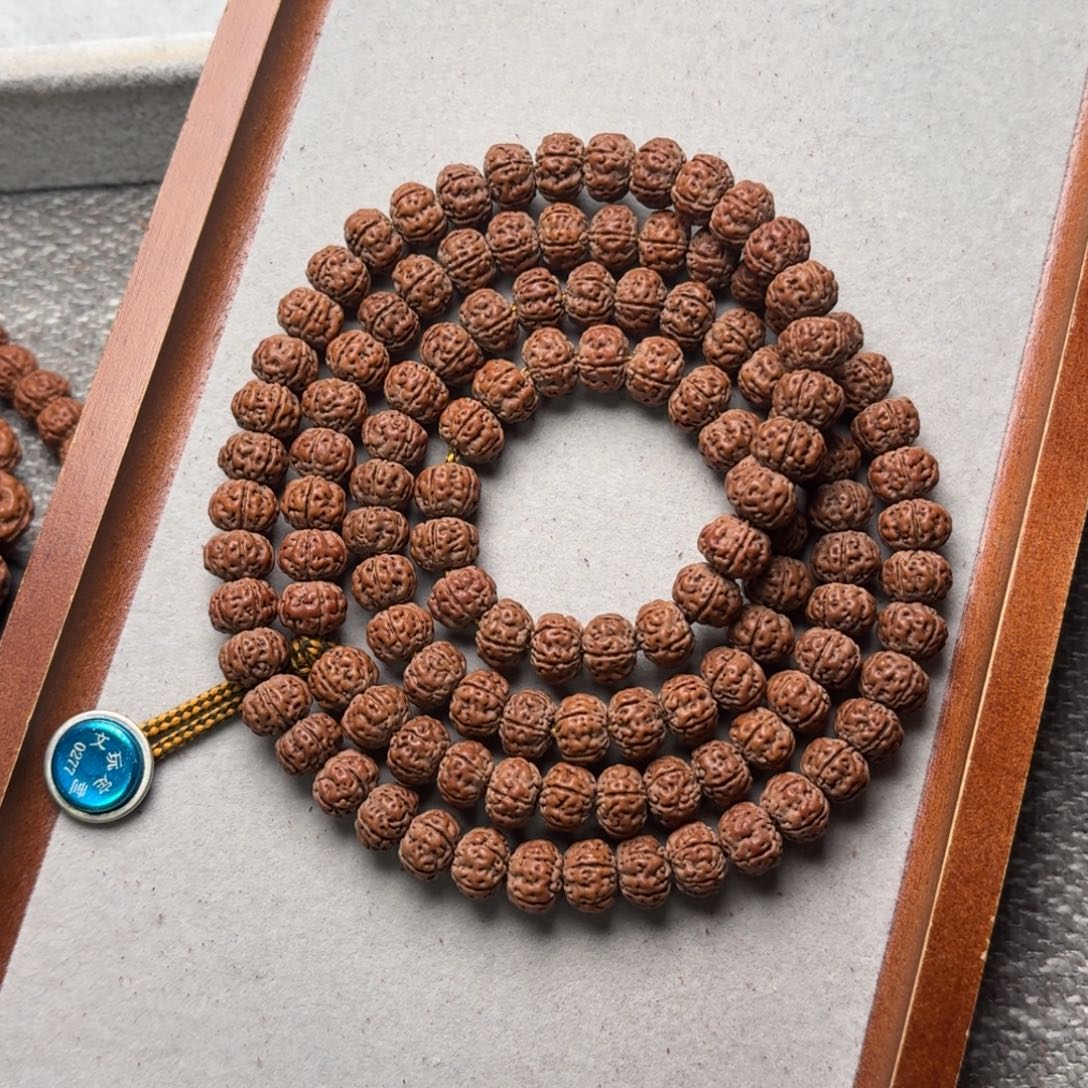 鹤***松金刚菩提手串9+老树王108