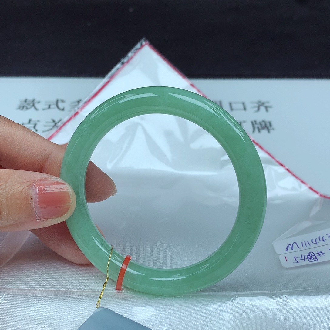 翡翠手镯未镶嵌54圈1443