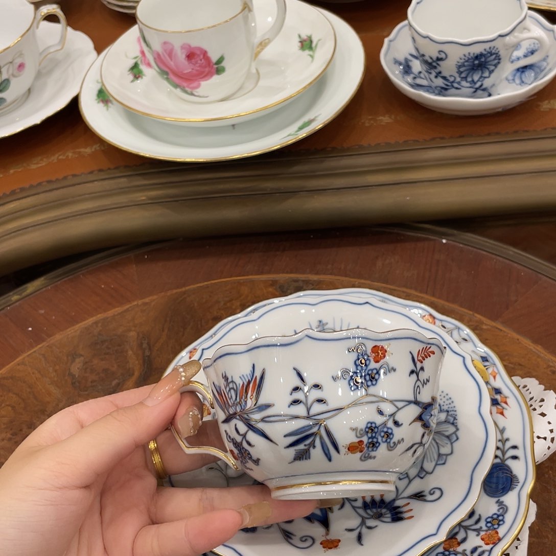 瓷片中古一等红茶杯