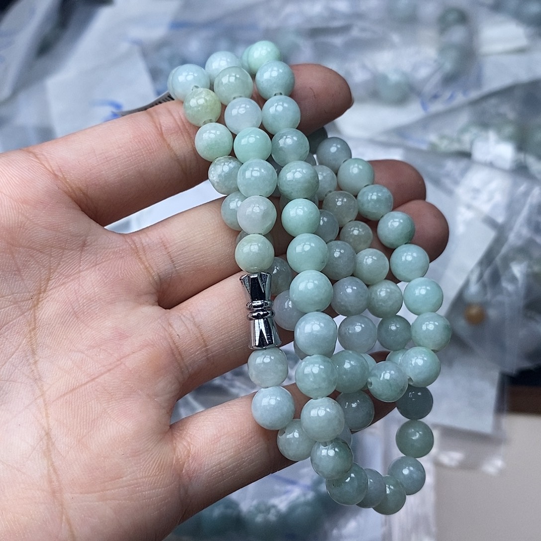 翡翠未镶嵌手链翡翠