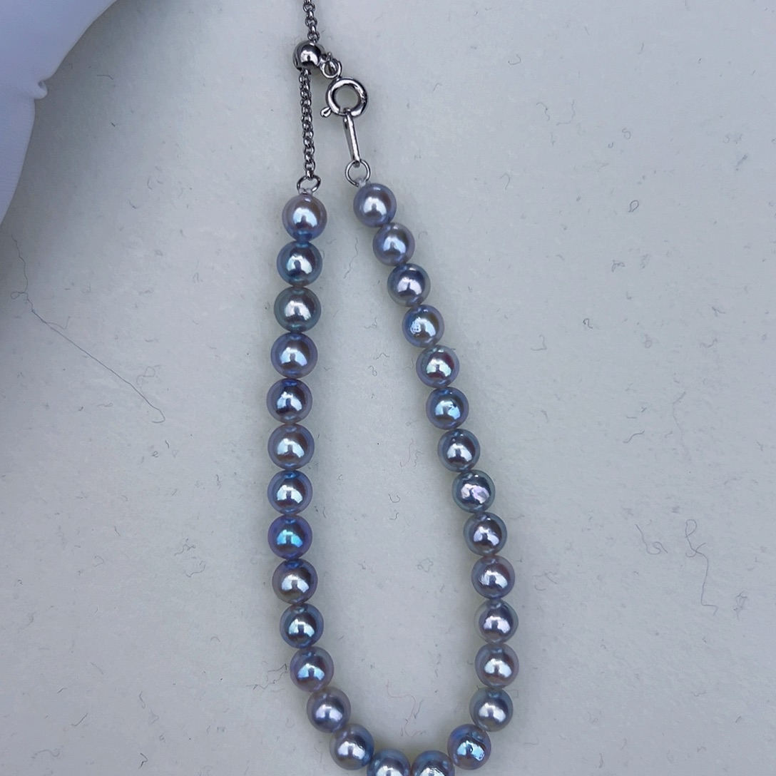 海水珍珠海水akoya设计款手链8-8.5mm未镶嵌三**夏