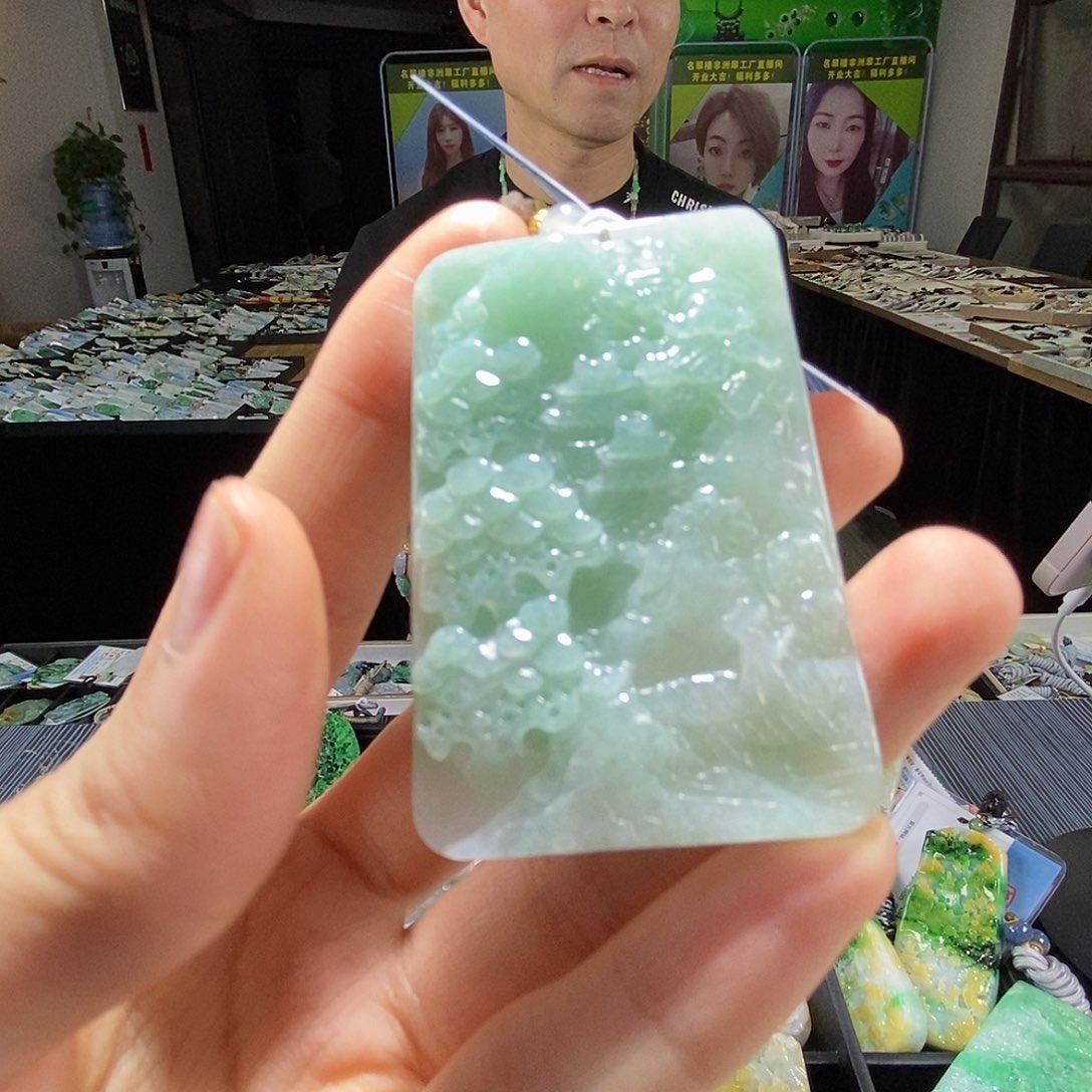 颈饰未镶嵌翡翠翡翠