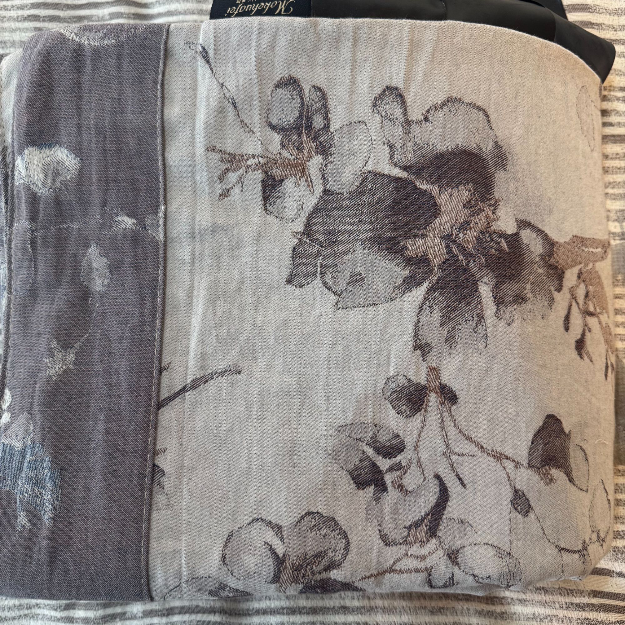 【紫墨丹青】2*2.3m雨露麻被套柔软亲肤被罩