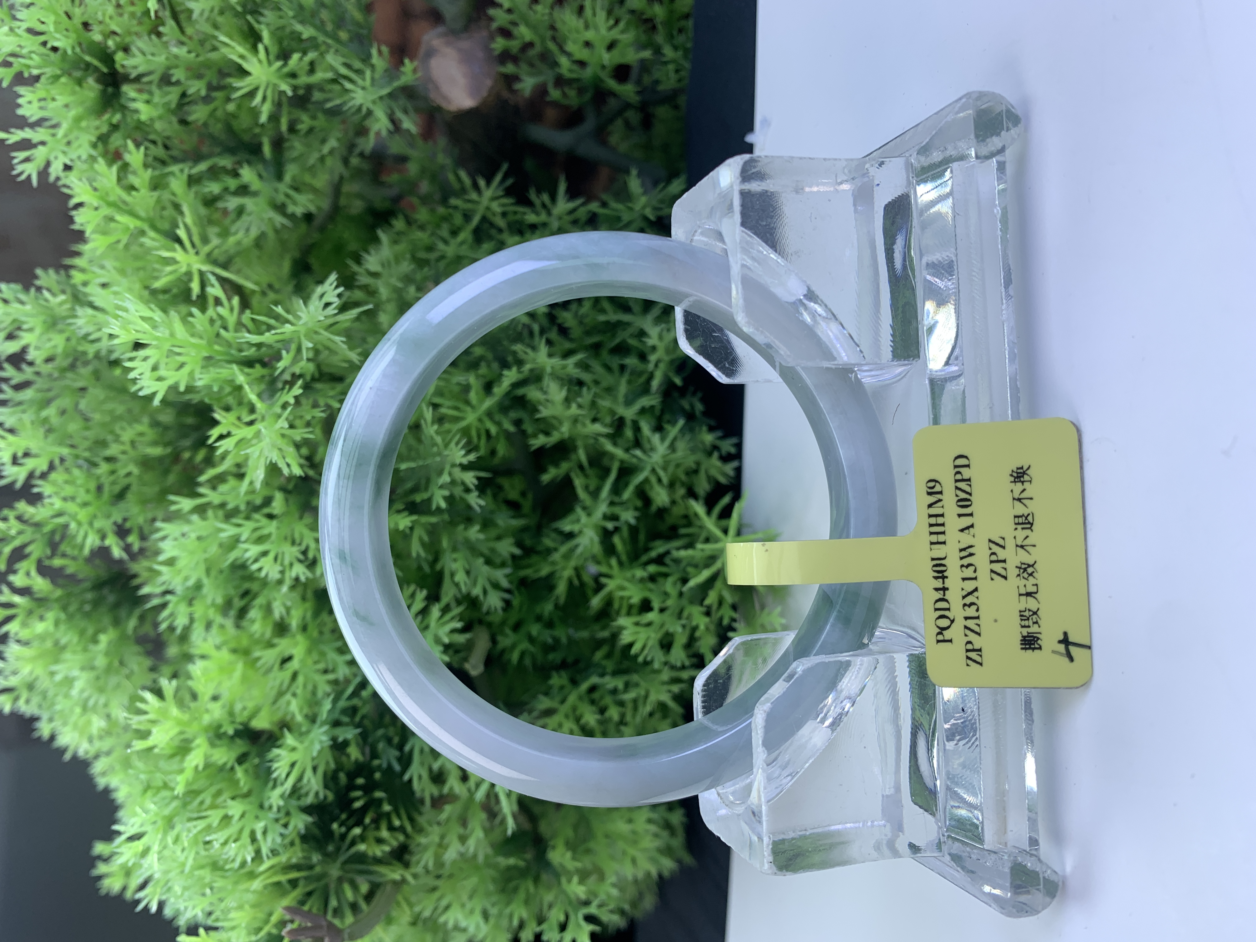 【刘思懿】天然缅甸A货翡翠手镯-M-4