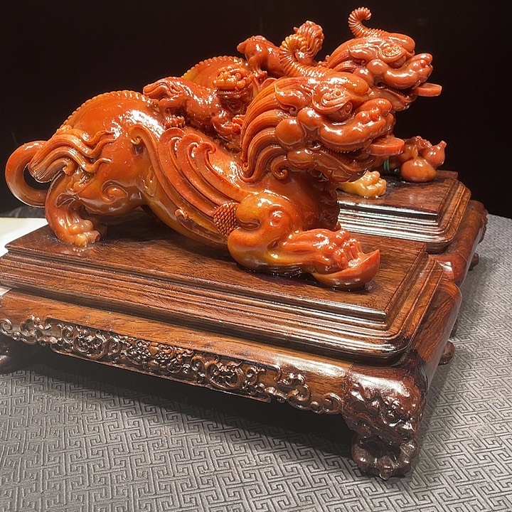 一***丰寿山石寿山石雕刻艺术品