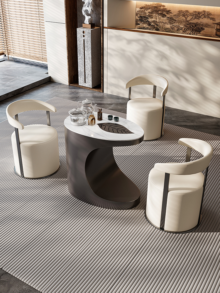 阳台小茶桌椅三件套小户型简约小型可移动阳台茶桌椅组合小茶几