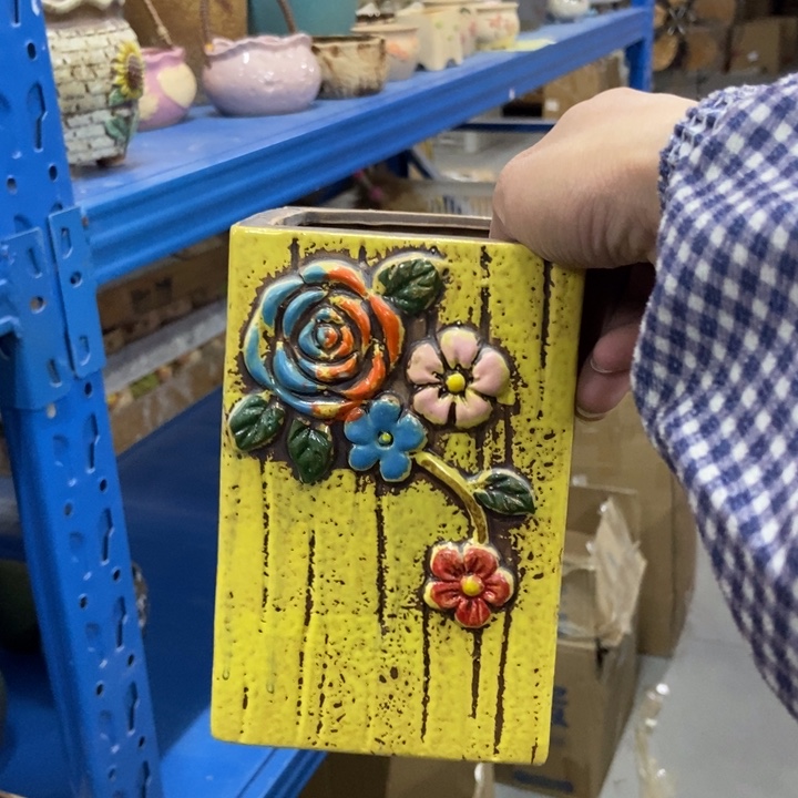 陶瓷花盆单场满9.9发11*17