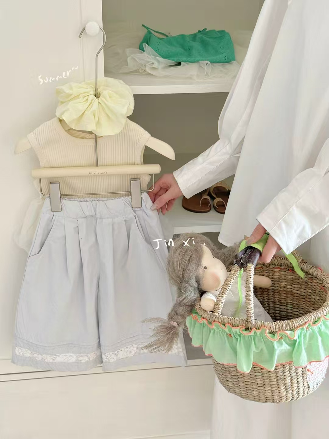 女童短裤 蓝色 小童  60325