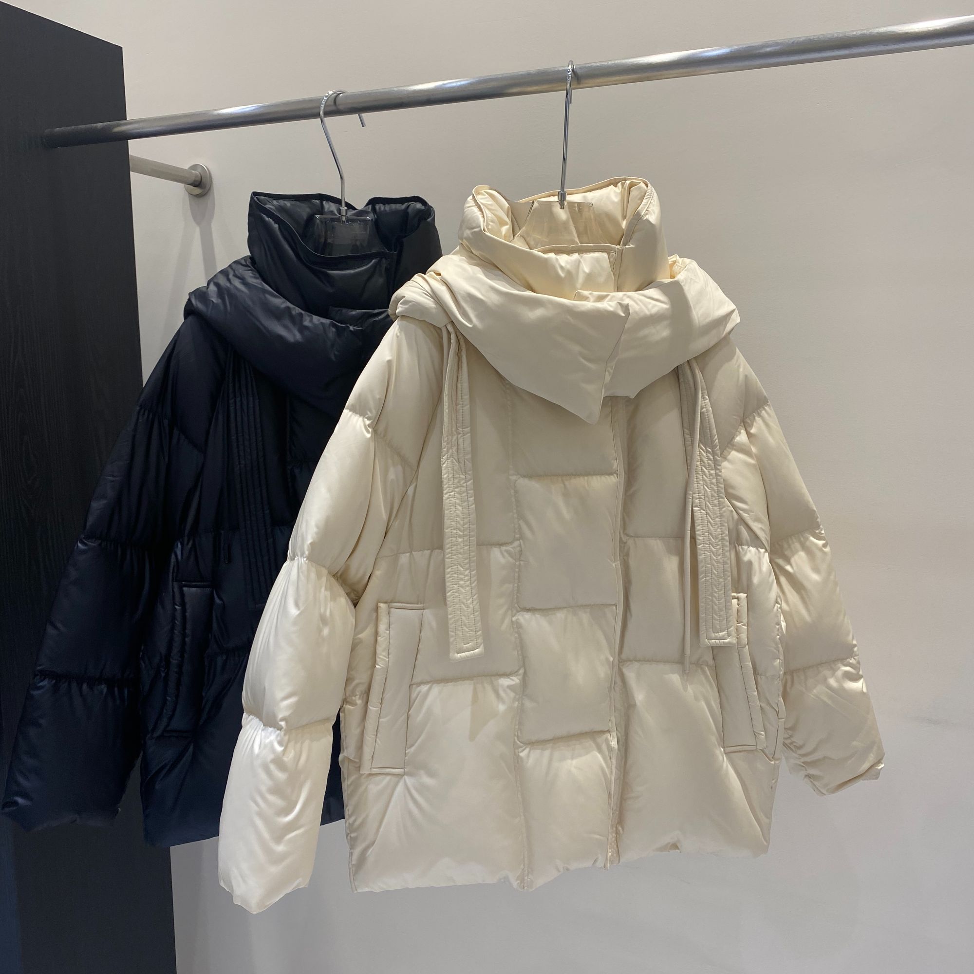 90鹅绒短款羽绒服时尚休闲百搭女款厚款连帽韩版2332