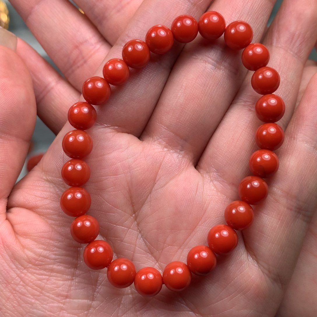 未镶嵌手串南红玛瑙