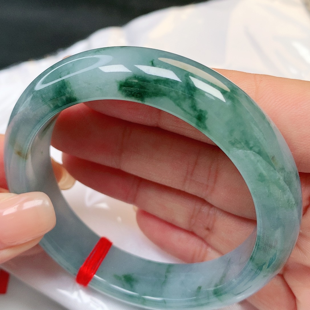 翡翠手镯未镶嵌翡翠A货手镯85号