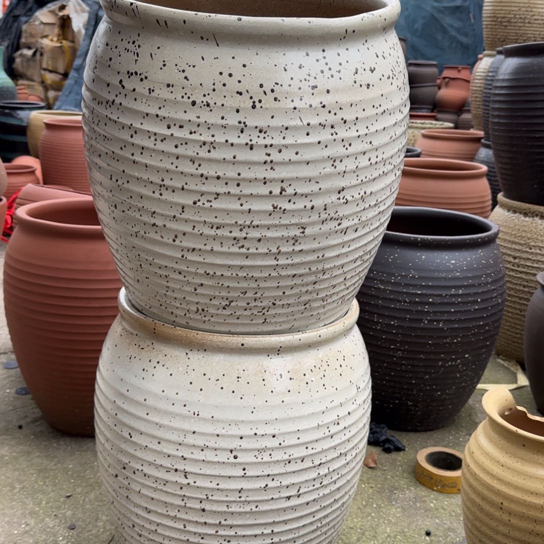 紫砂花盆口35高50宜兴紫砂瑕疵口失圆