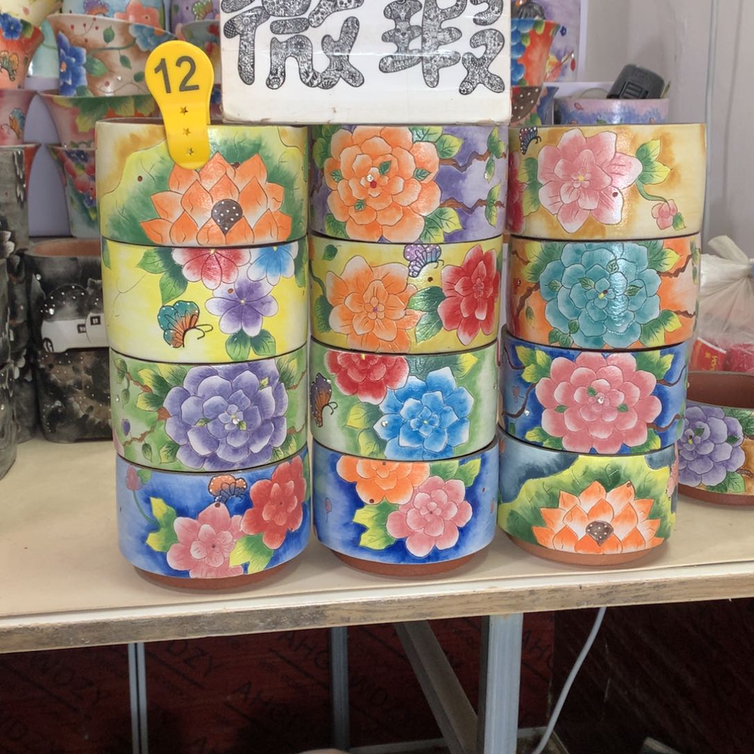 非**可福利微瑕红陶花盆