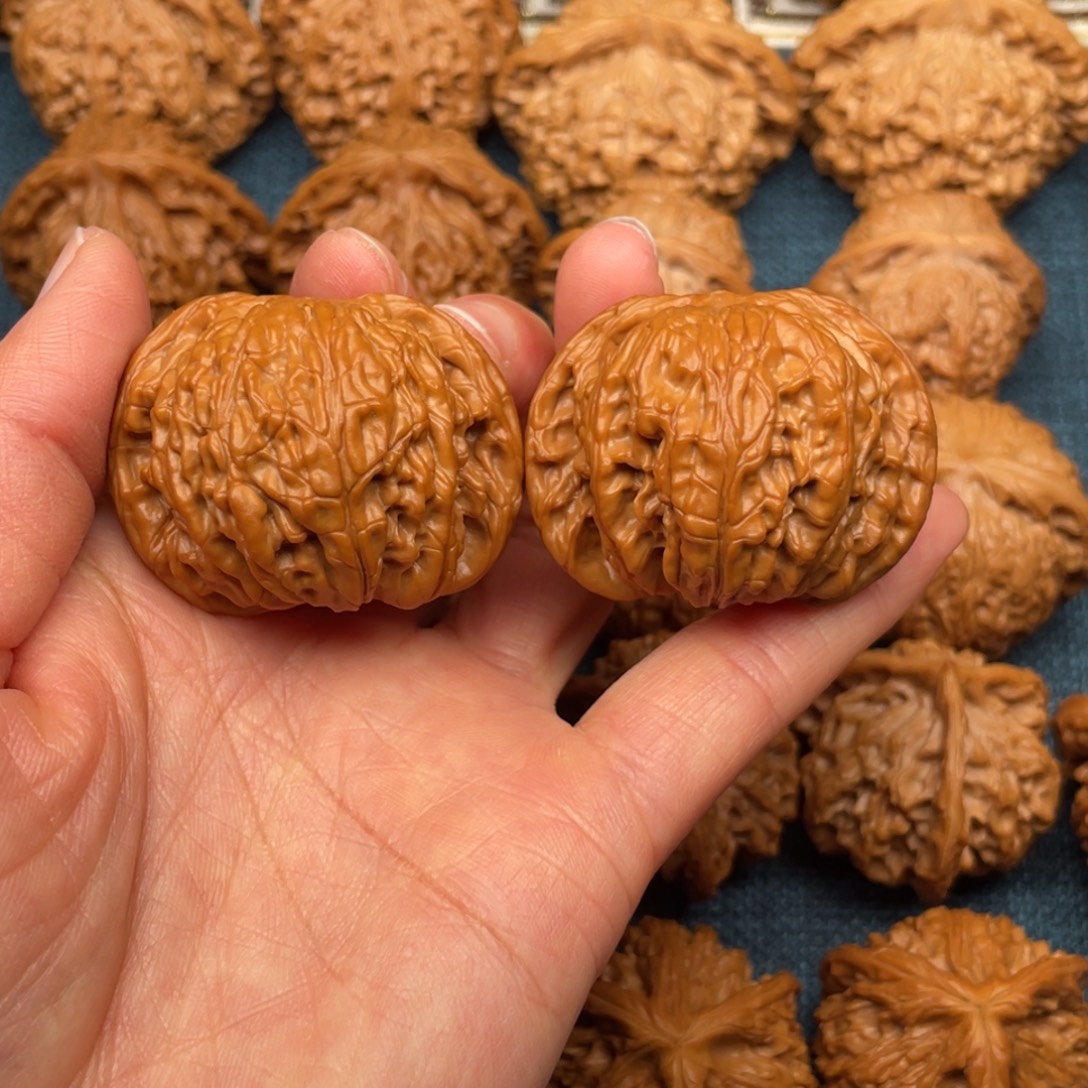 文玩核桃把件43全品山地正磨