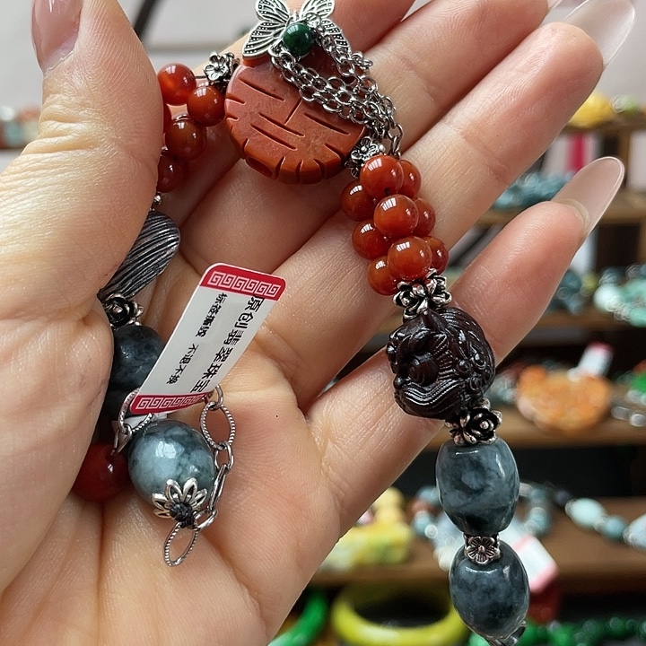 明***明翡翠未镶嵌手镯饰品