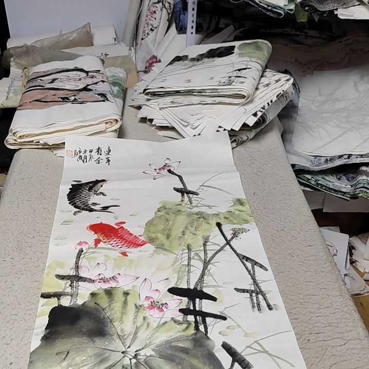 乔***姨国画落款后台备注