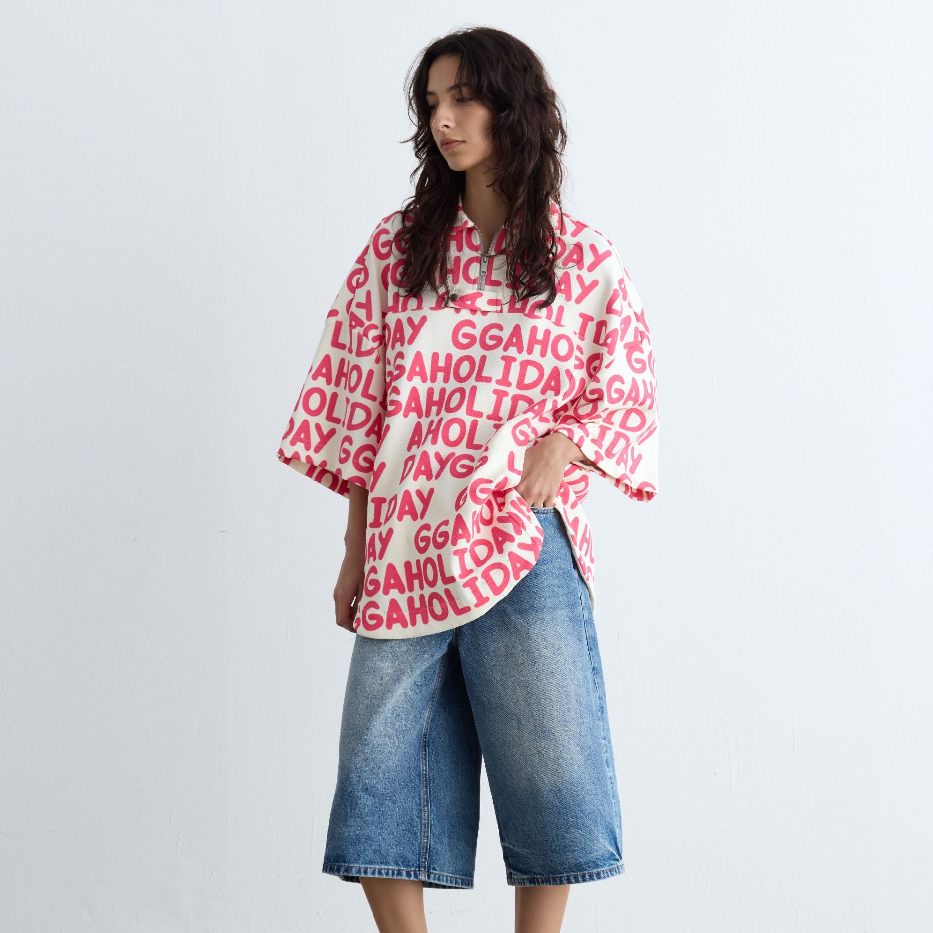 【上新】潮牌女装设计师短袖POLO衫时尚休闲T恤连衣裙-152067