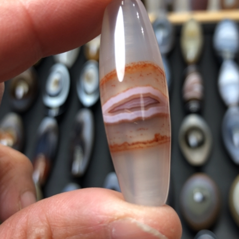 玛瑙/玉髓未镶嵌吊坠(不含链)