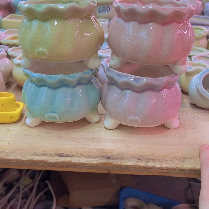 陶瓷花盆当场凑满12包邮