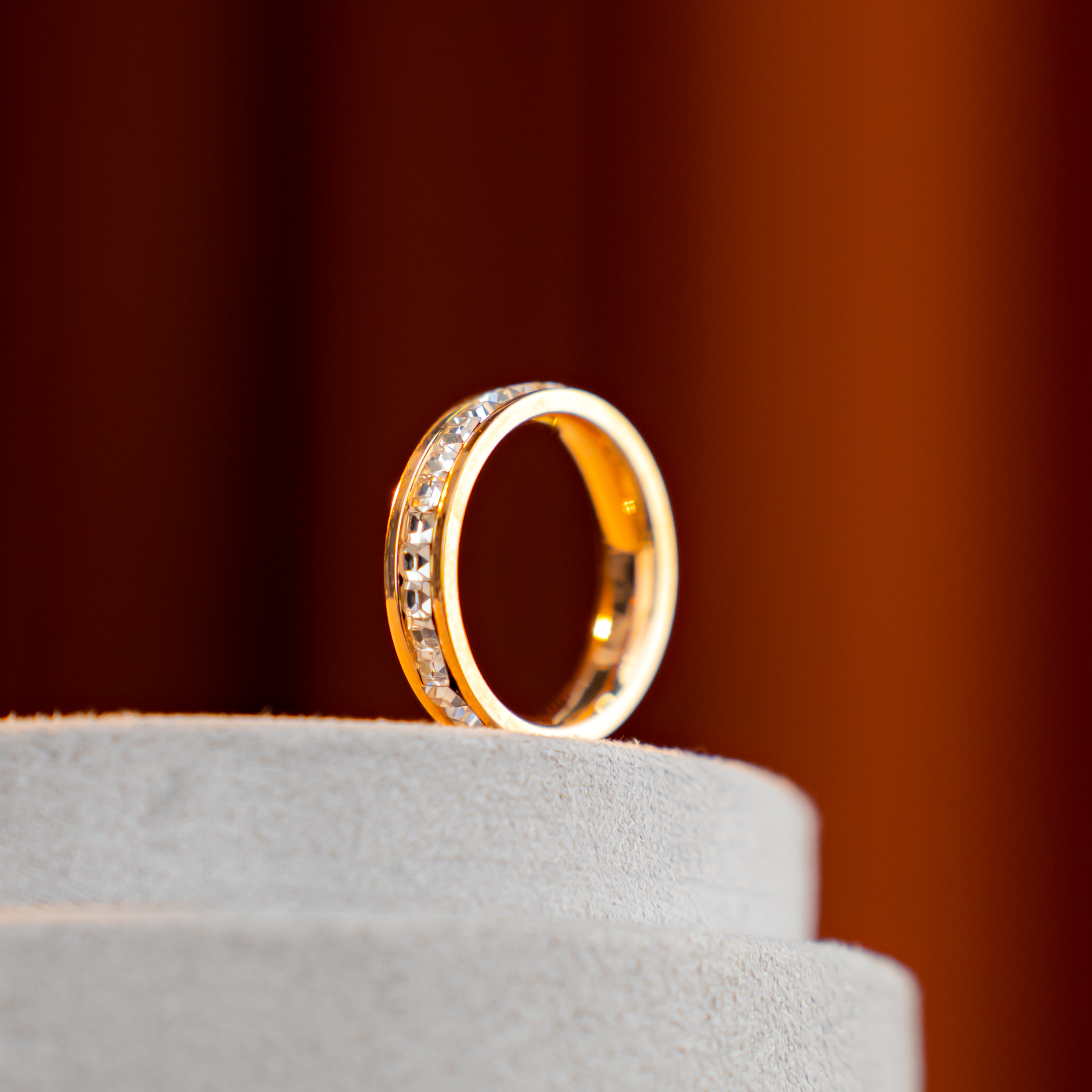 轻奢高级感满天星戒指不掉色设计情侣小众指环