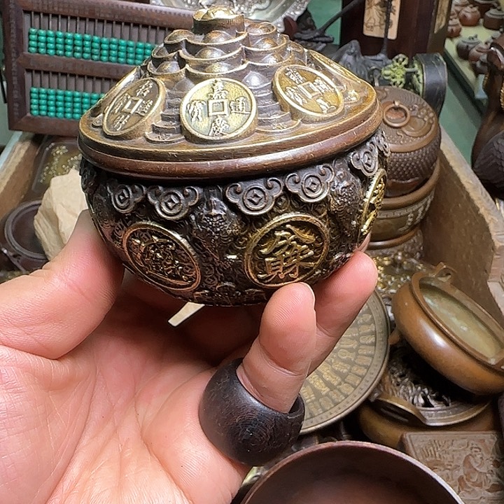 铜器办公室茶室摆件