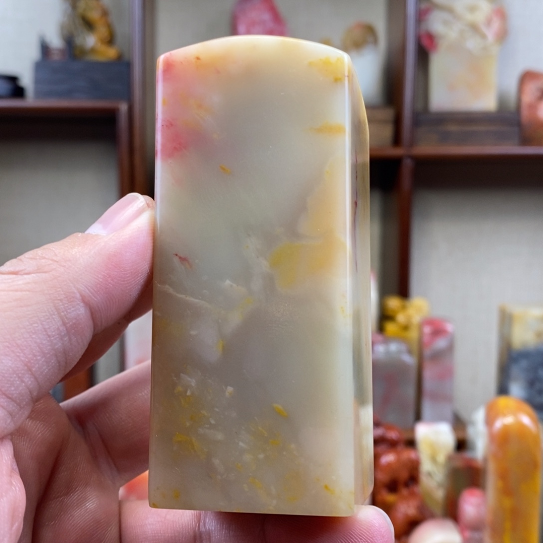 巴林石印石巴林鸡血石3.6大正章