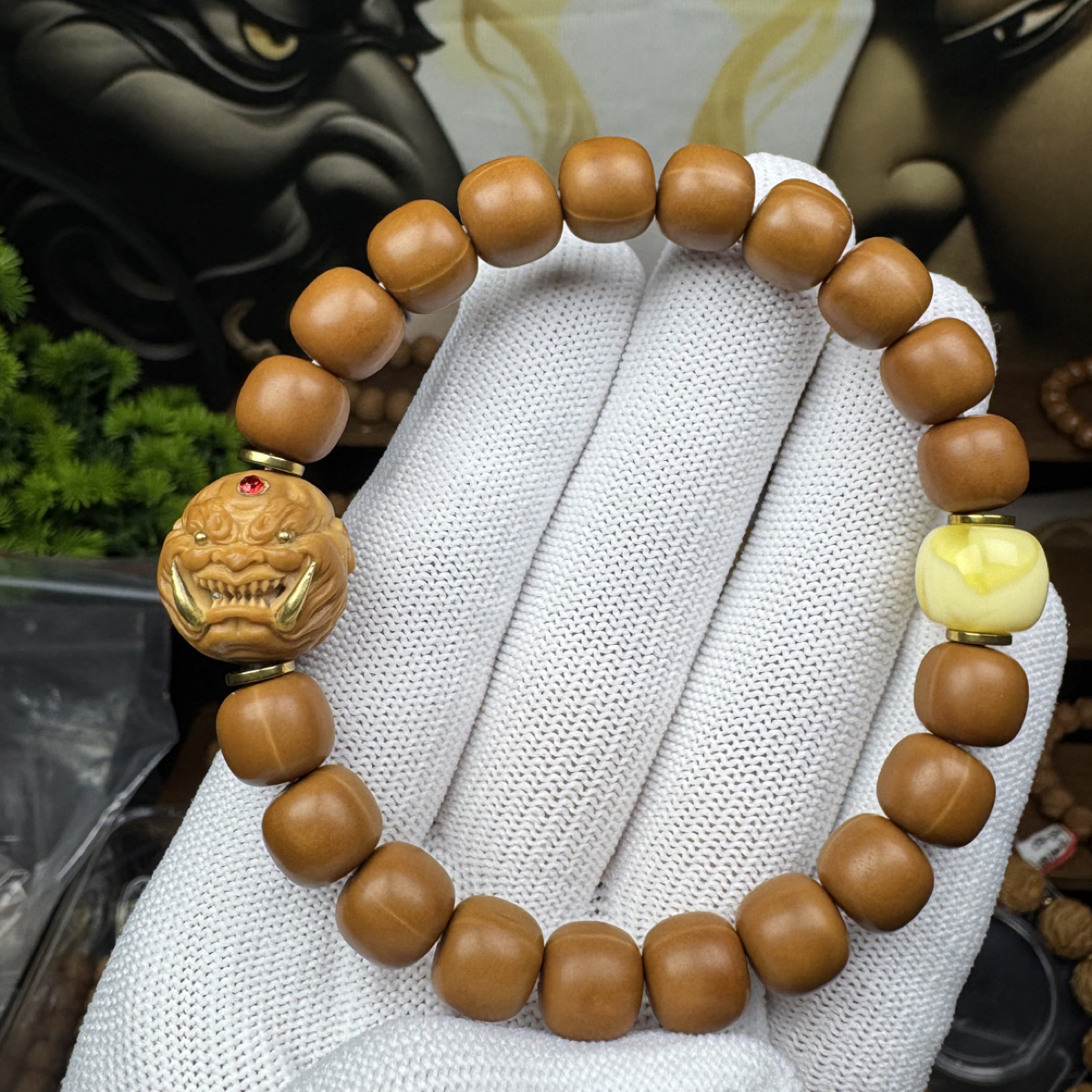 小老型（瑕疵）猴头手串精工原皮原色配单颗全套全网火爆款男女同款