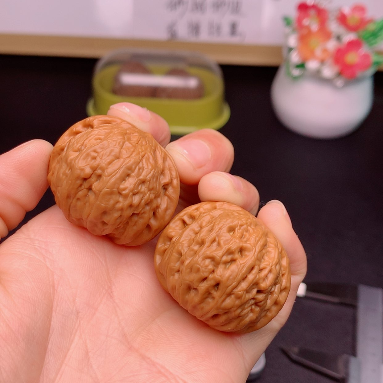 【闪购商品】文玩核桃把件及**乐铁锤38微修
