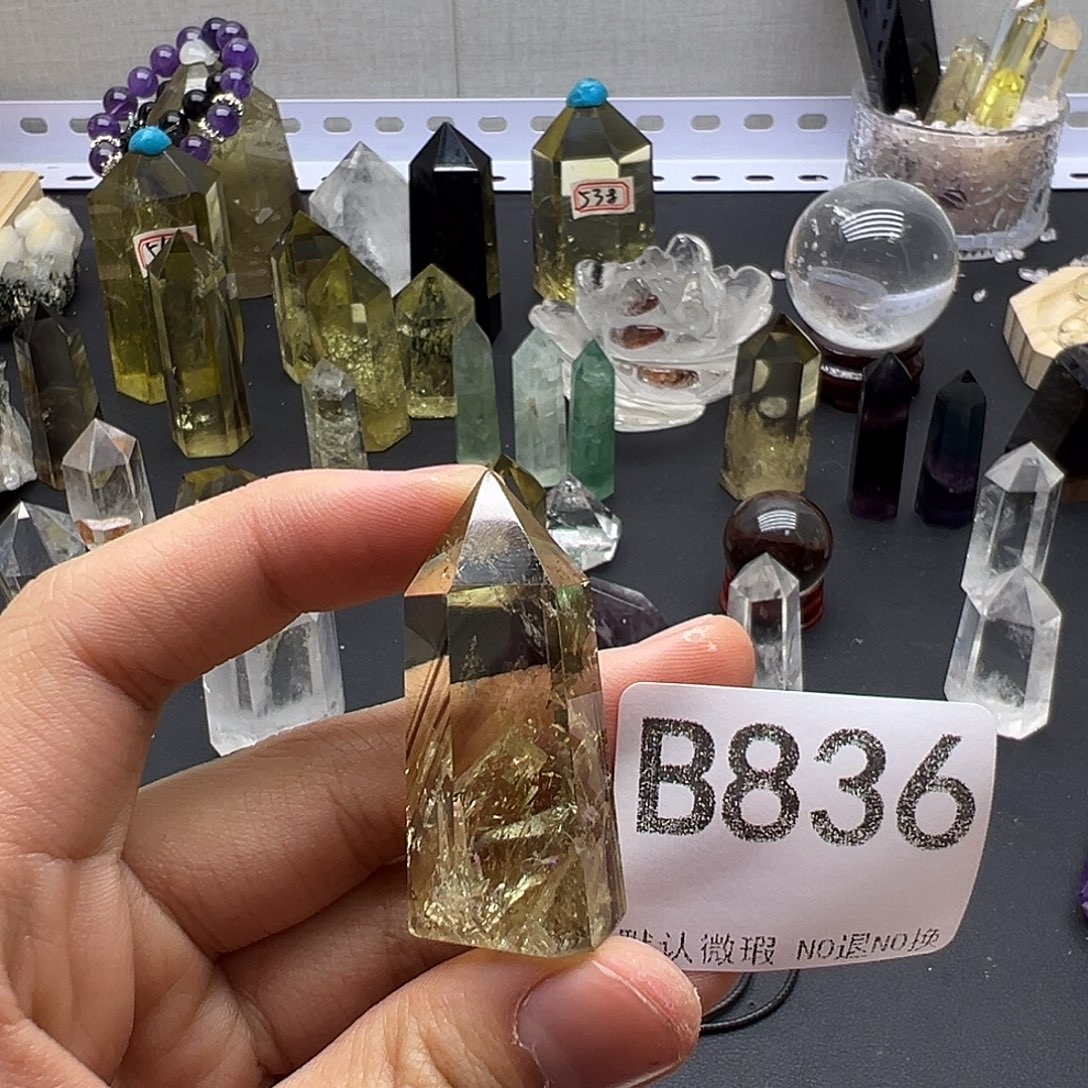 觉***️水晶珠宝半成品未镶嵌