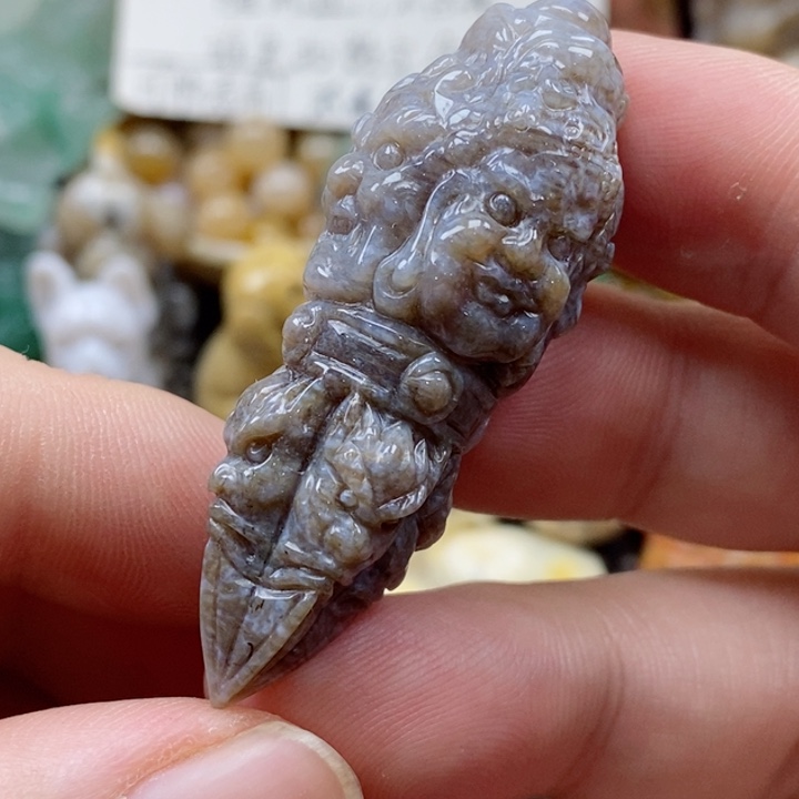 石英质玉颈饰未镶嵌