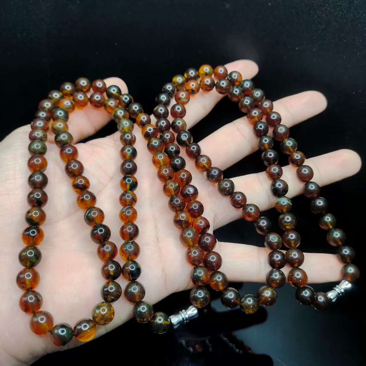 【康康严选】紫罗兰琥珀妈妈链GL【多样性发其一】约7mm+