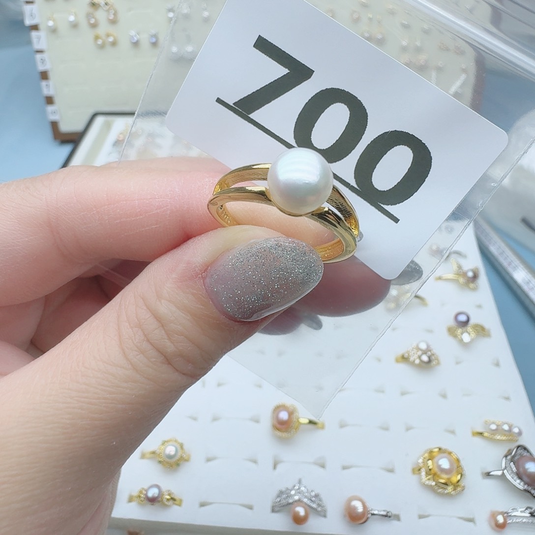 淡水珍珠珠宝奇石合金700