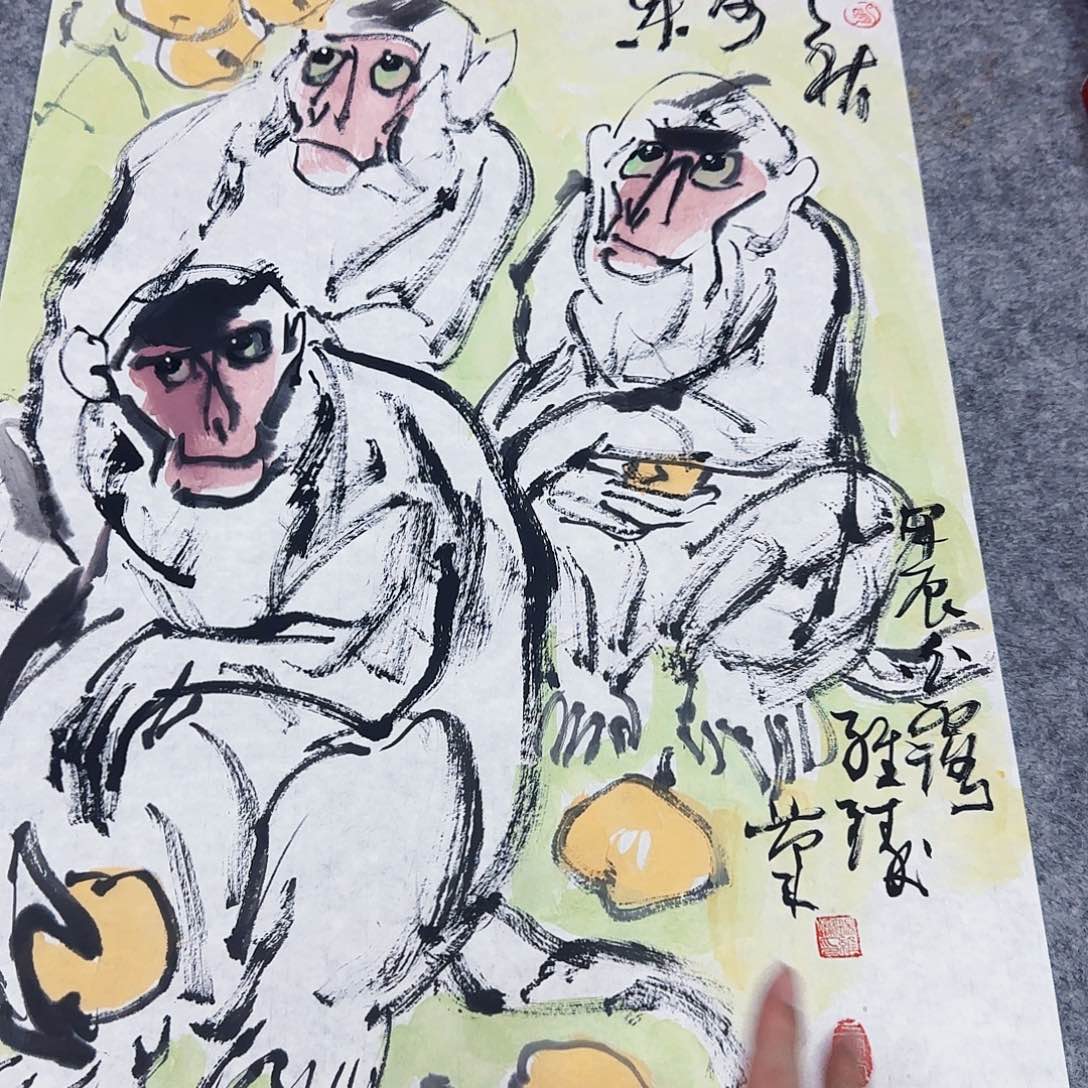 国画艺术家的作品