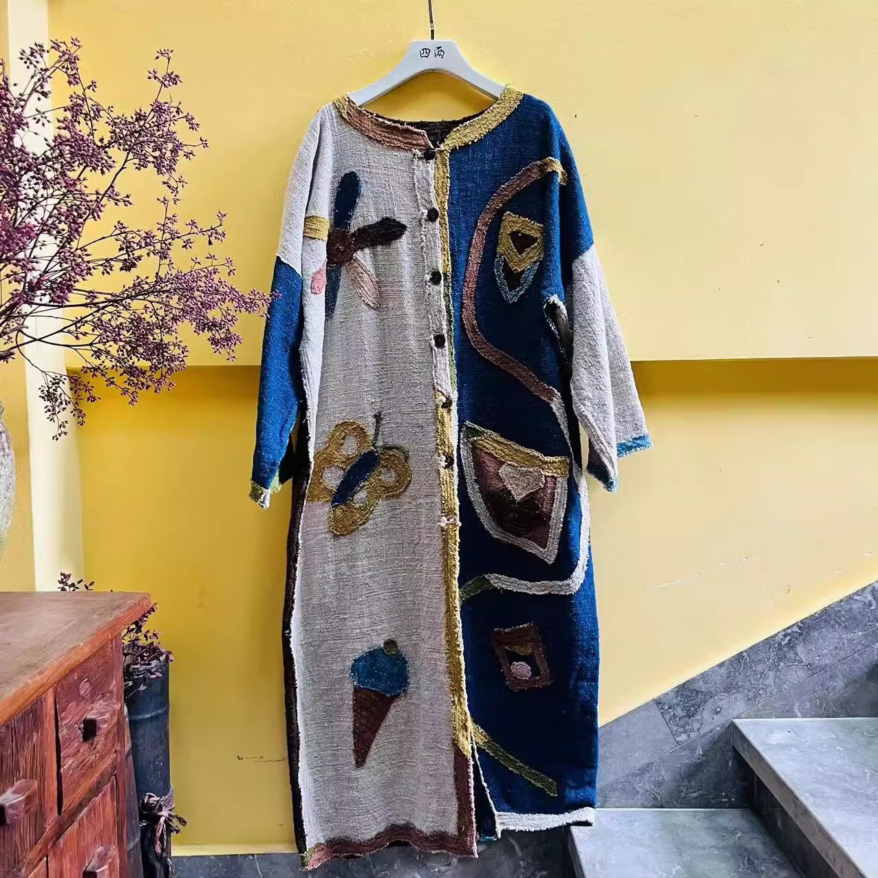 四两民族风手搓棉袍子（直播间选款）